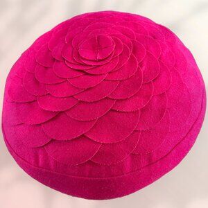 Deep Pink Dahlia Cushion - Winston Thomas Brand